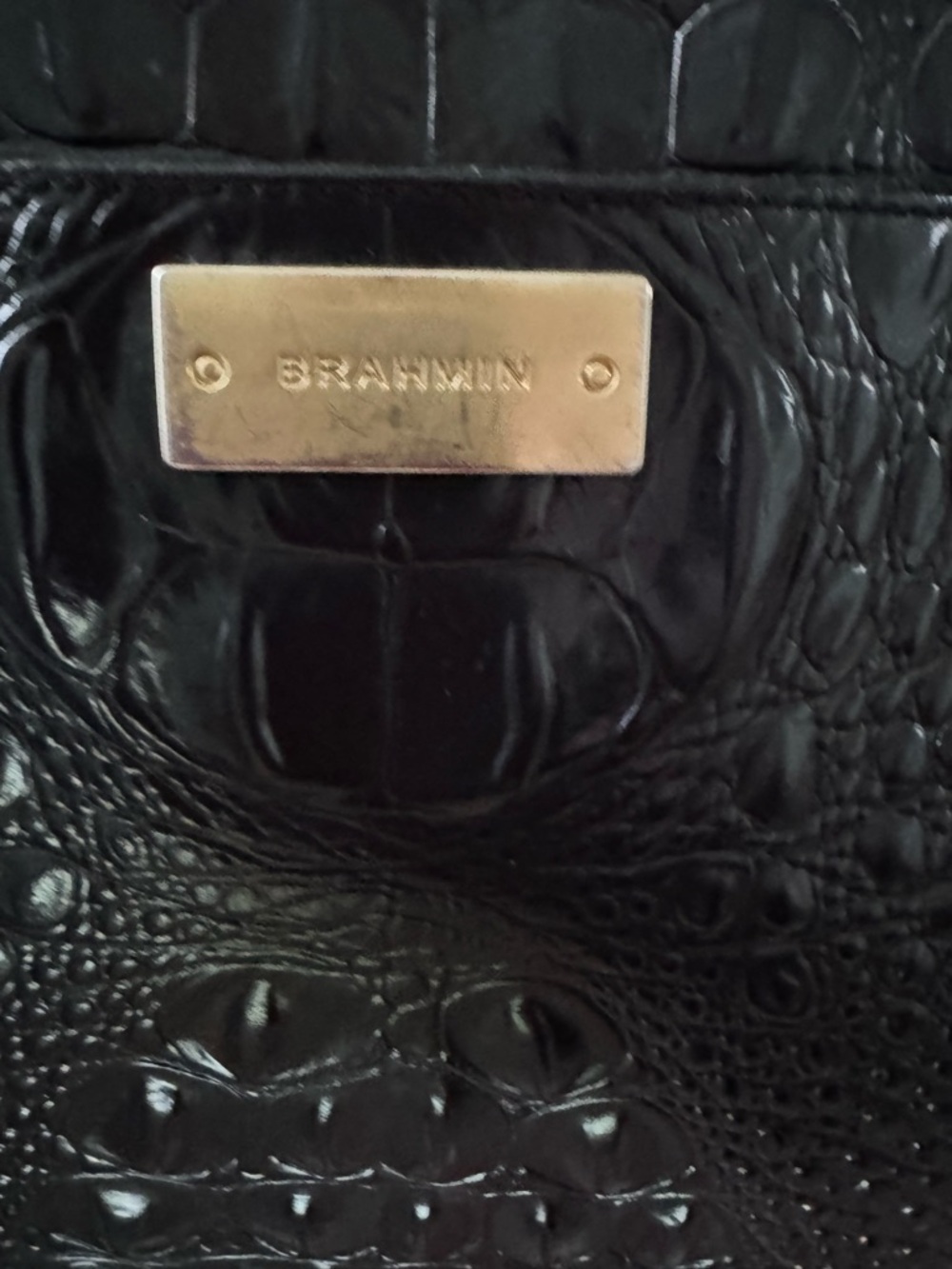Brahmin The Medium Asher Tote Black 16.5”W X 9.5" H - Picture 4 of 11